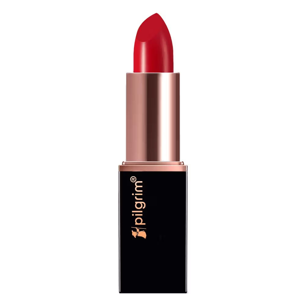 Pilgrim Matte Bullet Lipstick Intense Colour Transferproof & Smudgeproof Coral Untamed Red-22 4.2 GRAM
