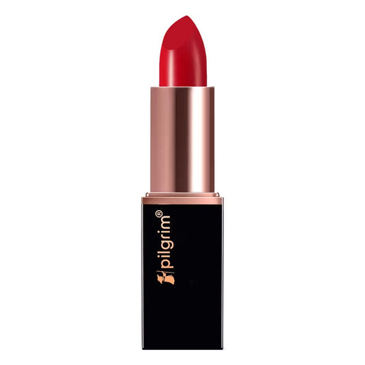 Pilgrim Matte Bullet Lipstick Intense Colour Transferproof & Smudgeproof Coral Untamed Red-22 4.2 GRAM
