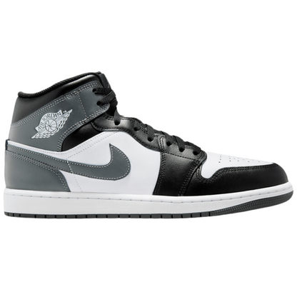 Jordan 1 Mid Black white iron grey