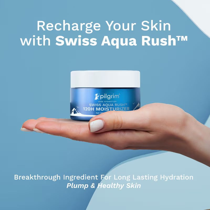 Pilgrim Swiss Aqua Rush 120H Moisturizer 50 GRAM