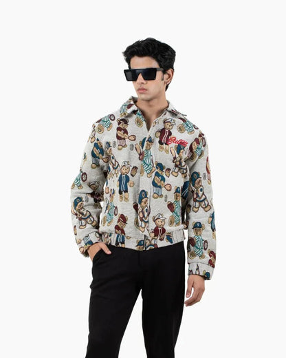 TEDDY JACQUARD JACKET