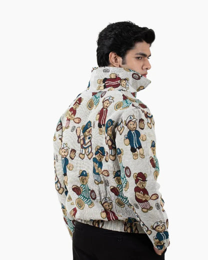 TEDDY JACQUARD JACKET