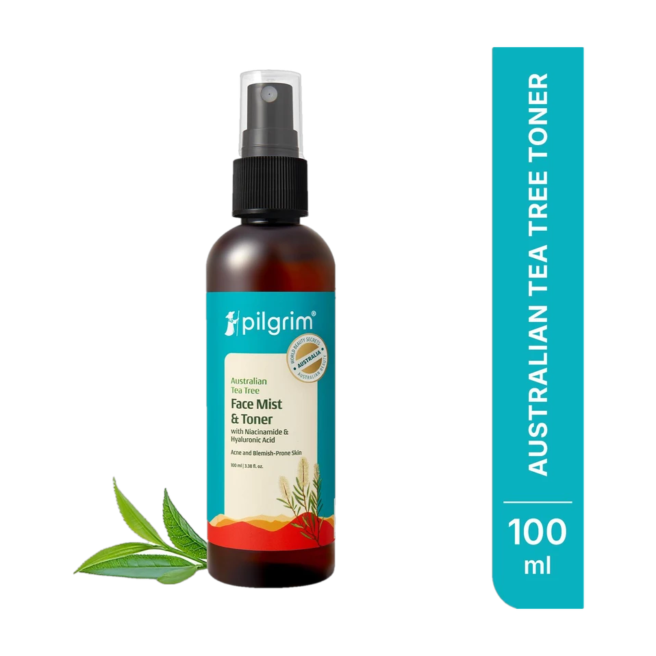 Pilgrim Tea Tree Purifying Alcohol-Free Face Toner To Cleanse, Refine & Tighten Pores Men Women 100 MILLI_LITRE
