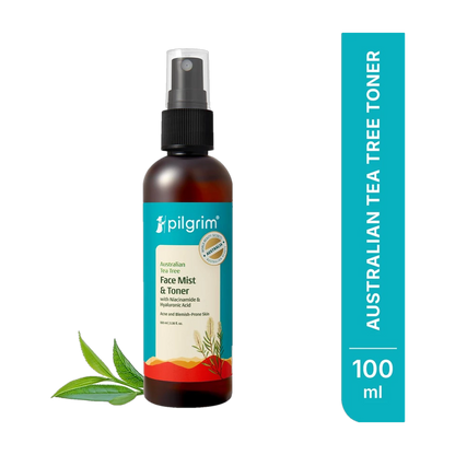 Pilgrim Tea Tree Purifying Alcohol-Free Face Toner To Cleanse, Refine & Tighten Pores Men Women 100 MILLI_LITRE