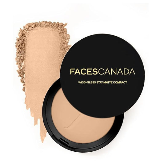 Weightless Stay Matte Compact SPF20 with Vitamin E & Shea Butter - Ivory 01