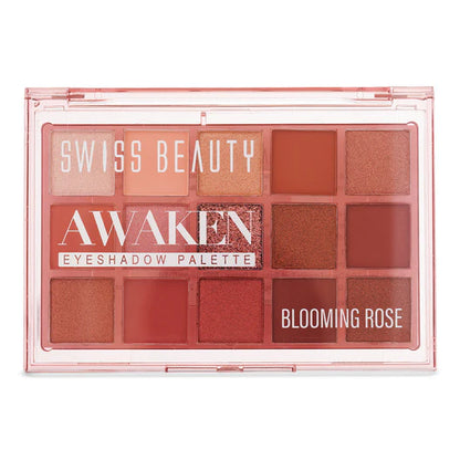 Swiss Beauty AWAKEN Eyeshadow Palette - Blooming Rose 11g