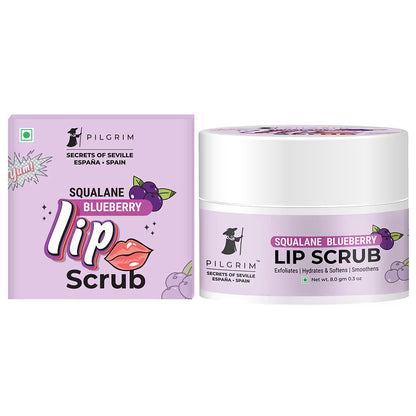 Pilgrim Squalane Blueberry Lip Scrub 8 GRAM