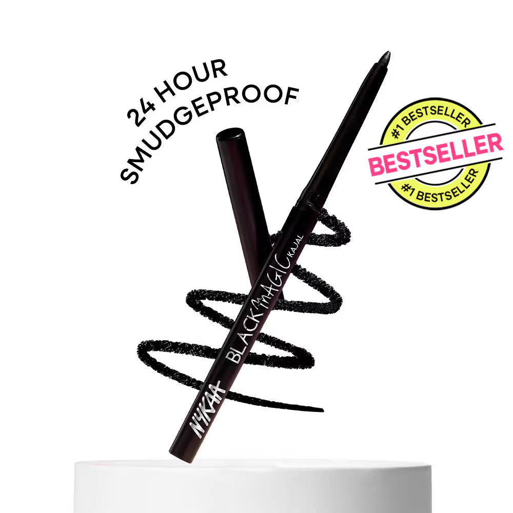 NYKAA mAGIC 24 LONG STAY KAJAL - Black 0.3 GRAM