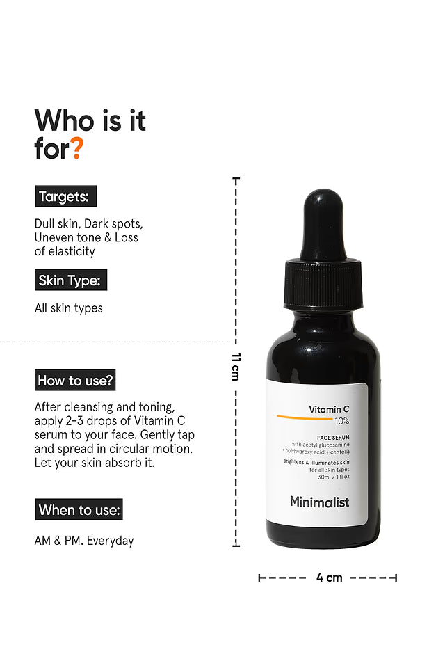 Minimalist 10% Vitamin C Face Serum 30 MILLI_LITRE