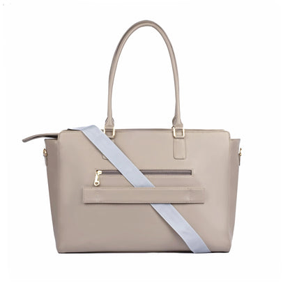 Stylish oversized tote bag by Stylera, a fashionable laptop tote bag with multiple compartments