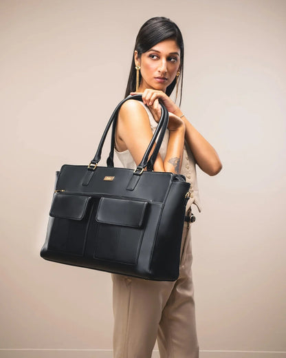 Stylish oversized tote bag from Stylera, a fashionable large tote for laptops