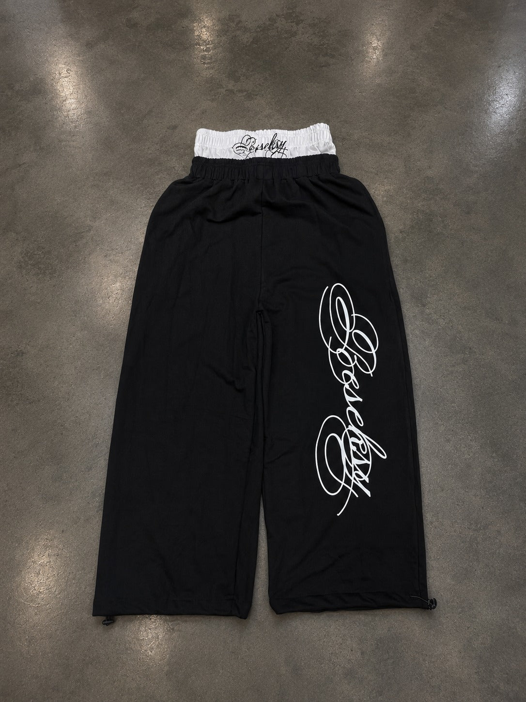 Scriptline Black Baggy Pants