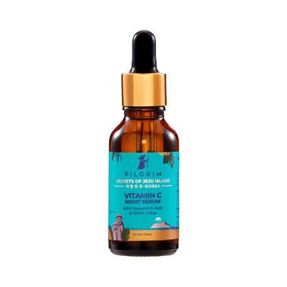 Pilgrim Hyaluronic Acid & White Lotus Vitamin C Night Serum 30 MILLI_LITRE
