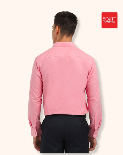 Solid Full Sleeves Wrinkle Free Mens Shirts