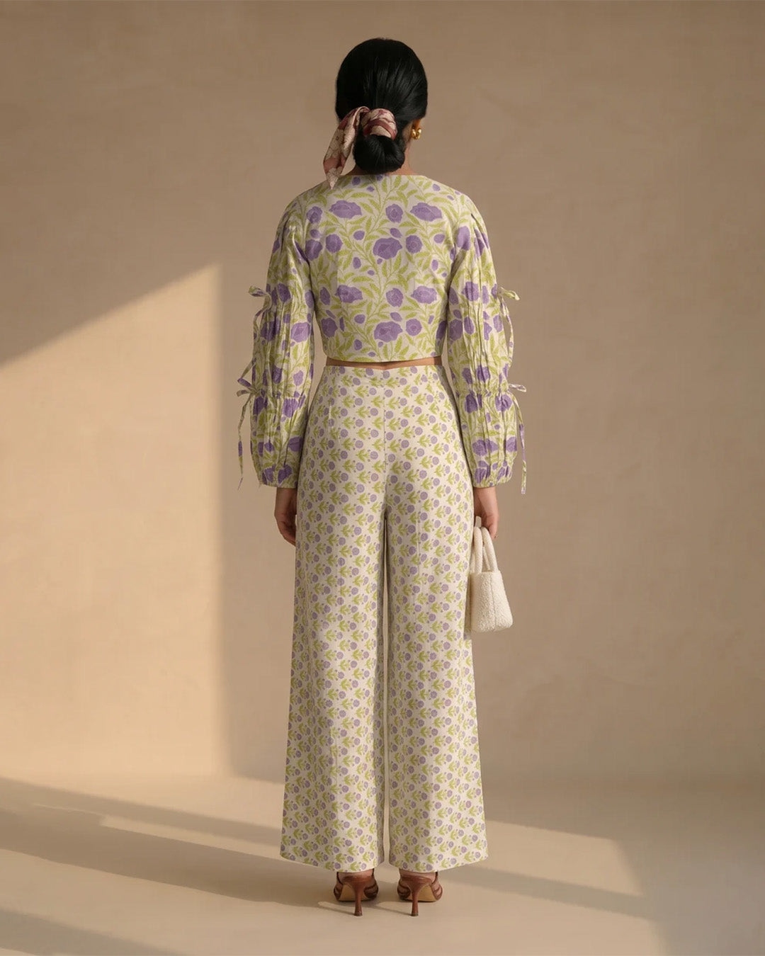 Yellow Floral Cotton Co-ord