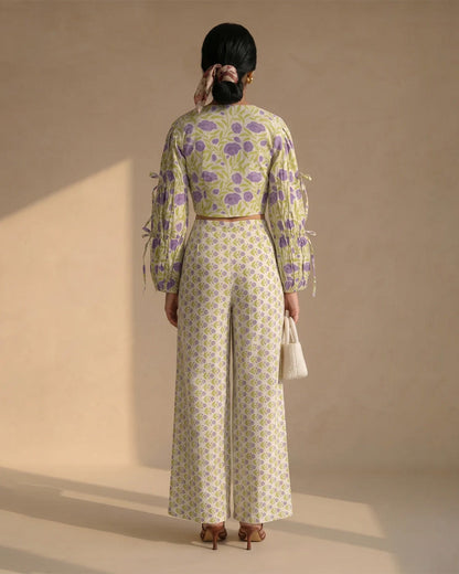 Yellow Floral Cotton Co-ord