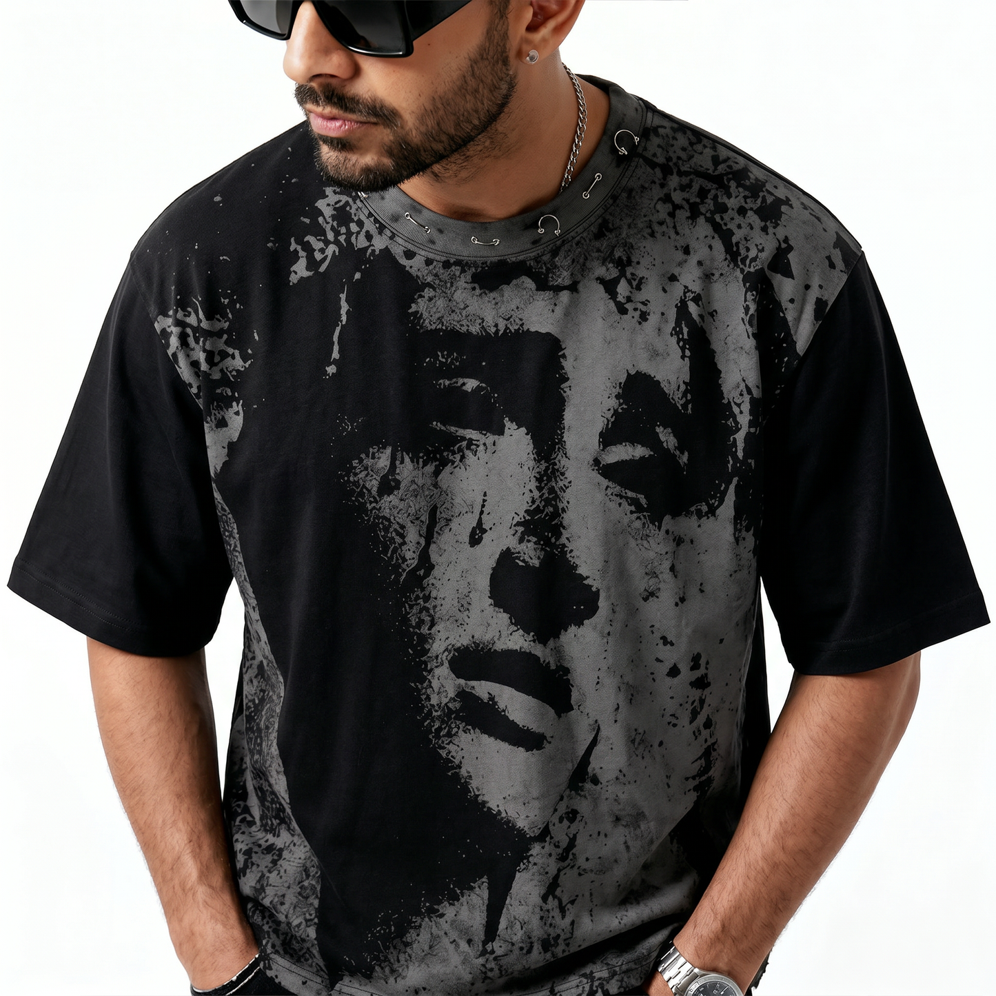 Charcoal Wing Tee — Stylera India
