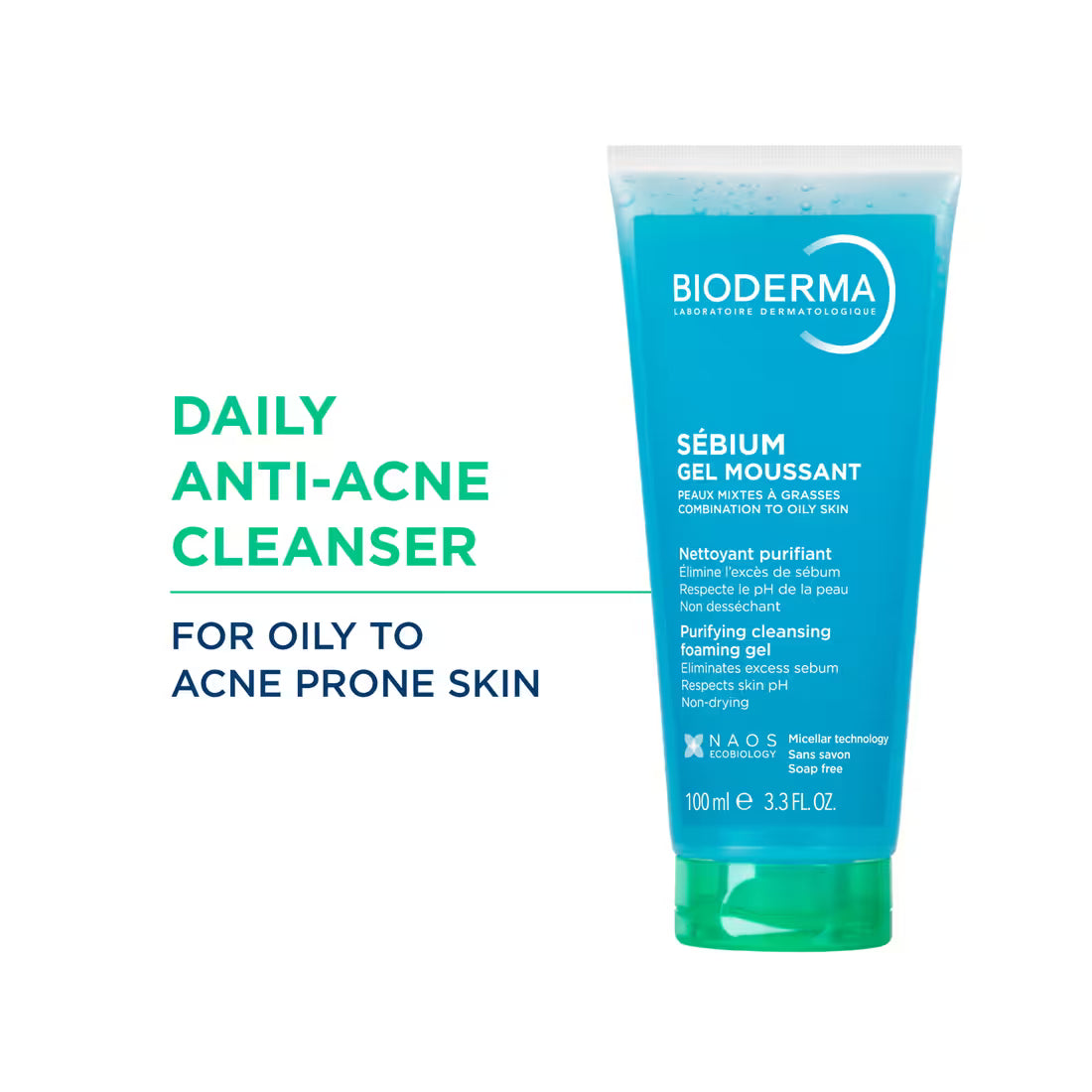 Bioderma Sebium Moussant Gel 100 MILLI_LITRE