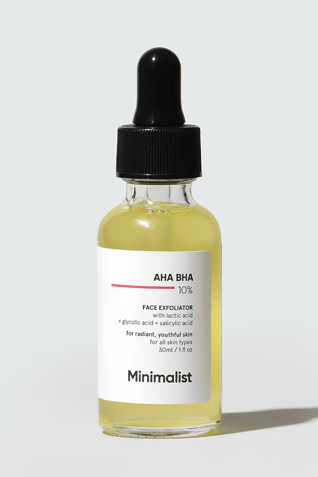 Minimalist 10% AHA BHA Face Exfoliating Serum 30 MILLI_LITRE