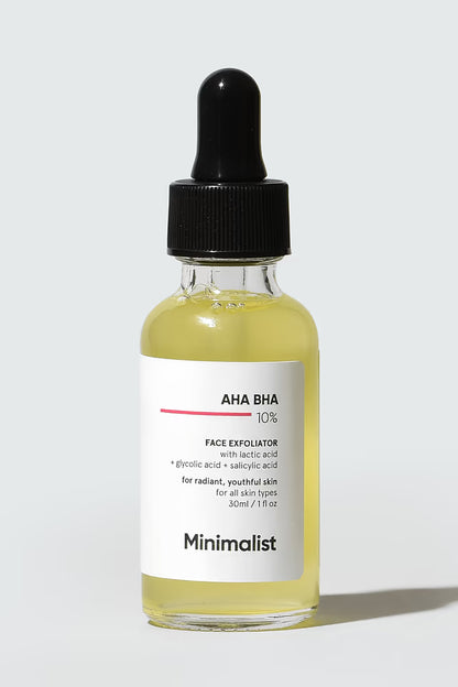 Minimalist 10% AHA BHA Face Exfoliating Serum 30 MILLI_LITRE