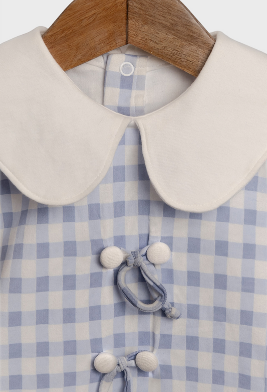 Gingham Picnic Dress Set Born Plus