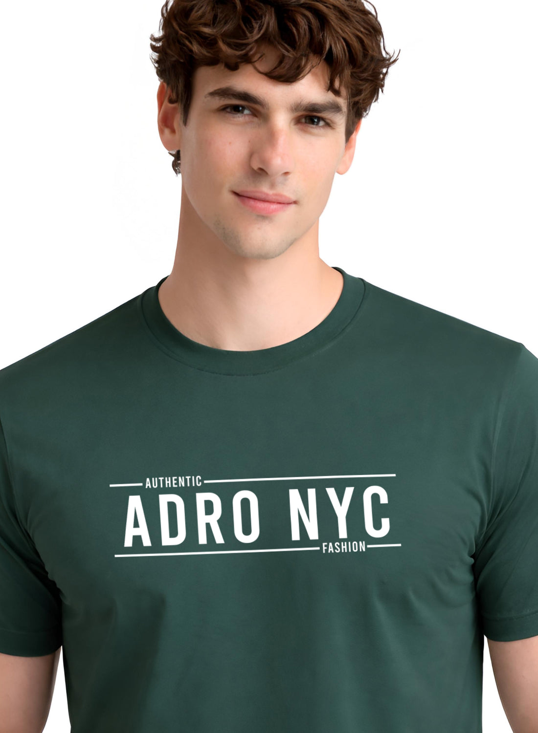 Adro Mens Branded Logo Printed T-Shirt | Typography Print 100% Cotton T shirt | Stylish Tee Summer Regular Fit Graphic Tshirt