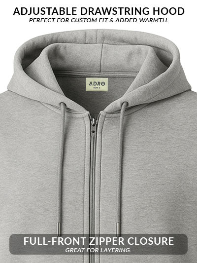 Men’s Regular Fit Zip-Up Hoodie
