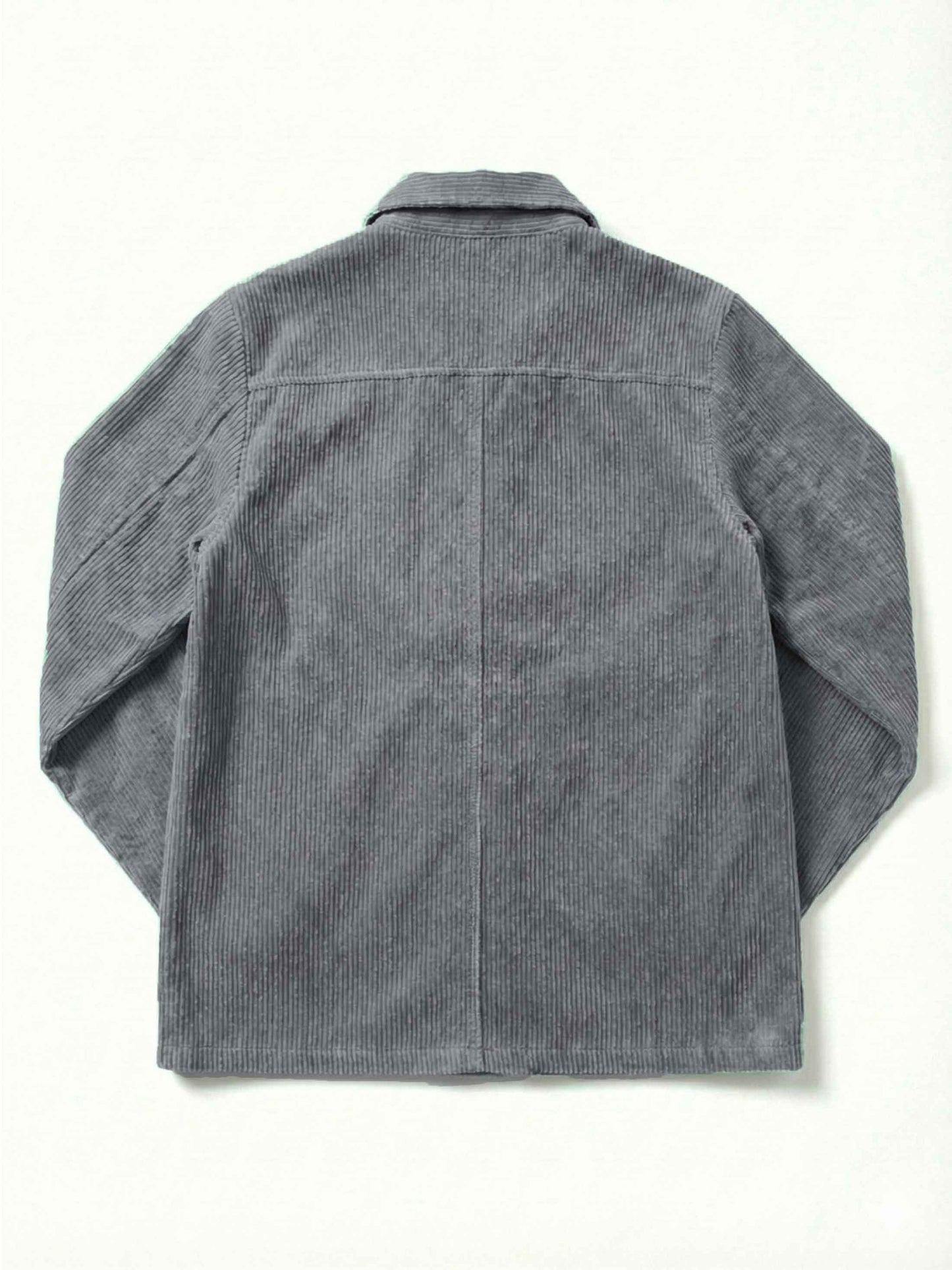 Corduroy Oversized Shacket Light grey