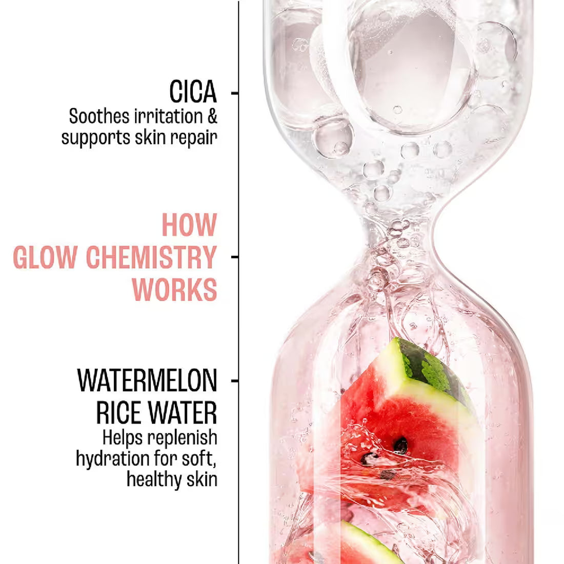 Lakme Blush & Glow Watermelon Rice Water + Cica Jelly Facewash