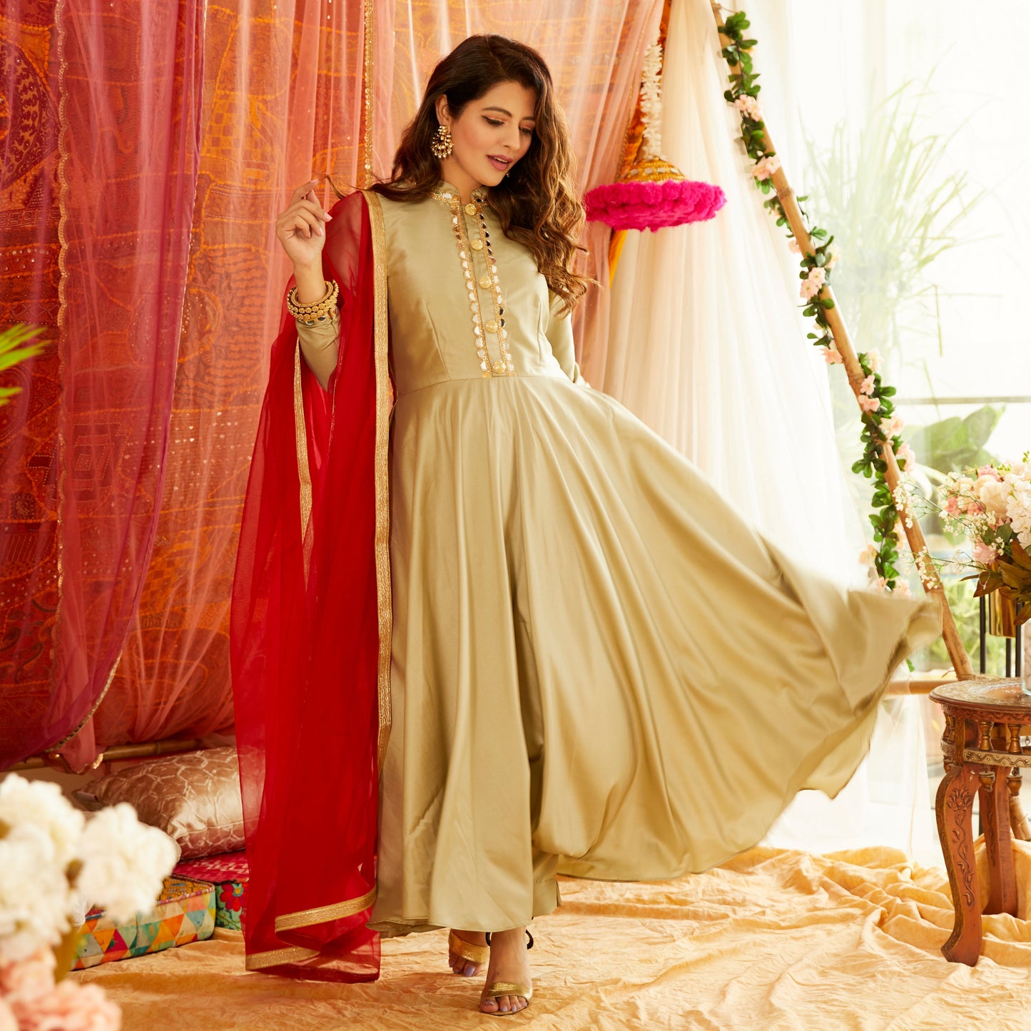 Pista Green Suit Set