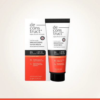 Deconstruct Fluid SPF 50+ Brightening Sunscreen 100 GRAM