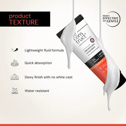 Deconstruct Fluid SPF 50+ Brightening Sunscreen 100 GRAM