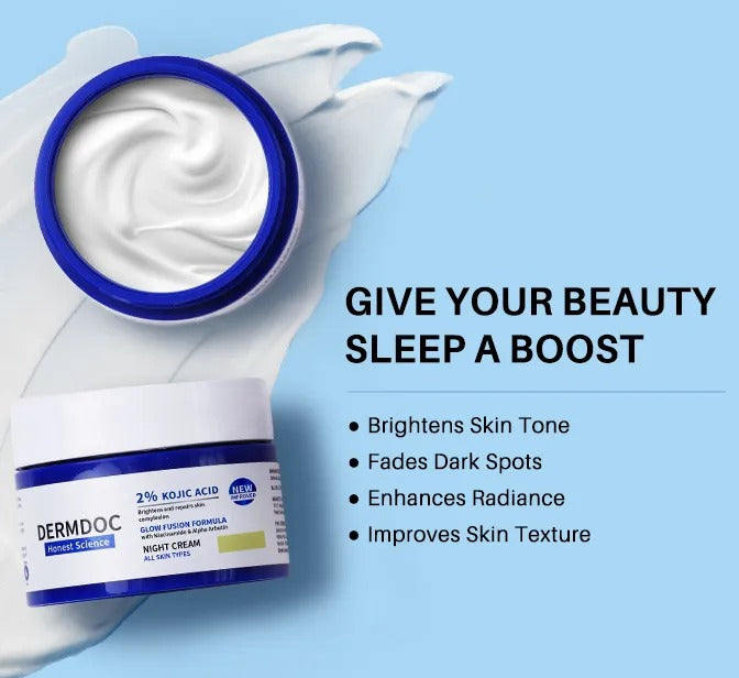Dermdoc 2% Kojic Acid Night Cream 50 GRAM