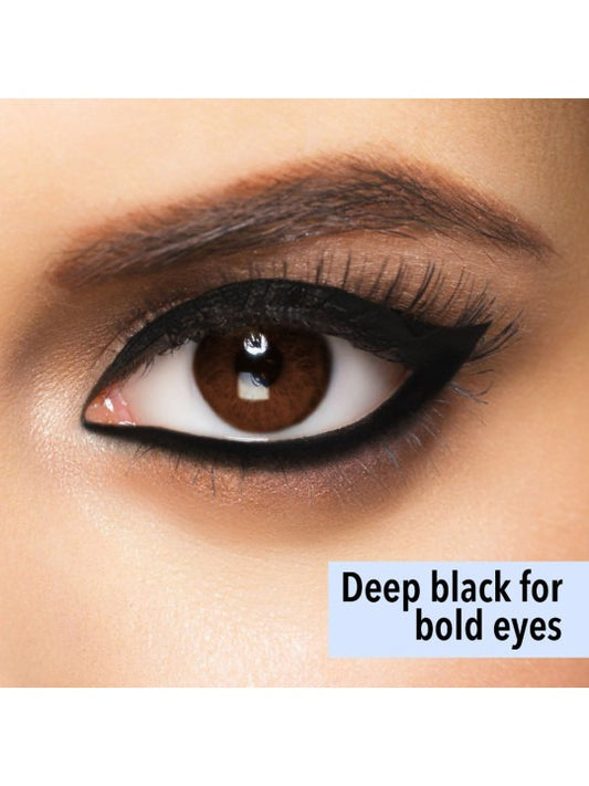 Blue Heaven Up To 24Hr Stay Kajal Pencil, Jet Black, Matte 0.3 GRAM