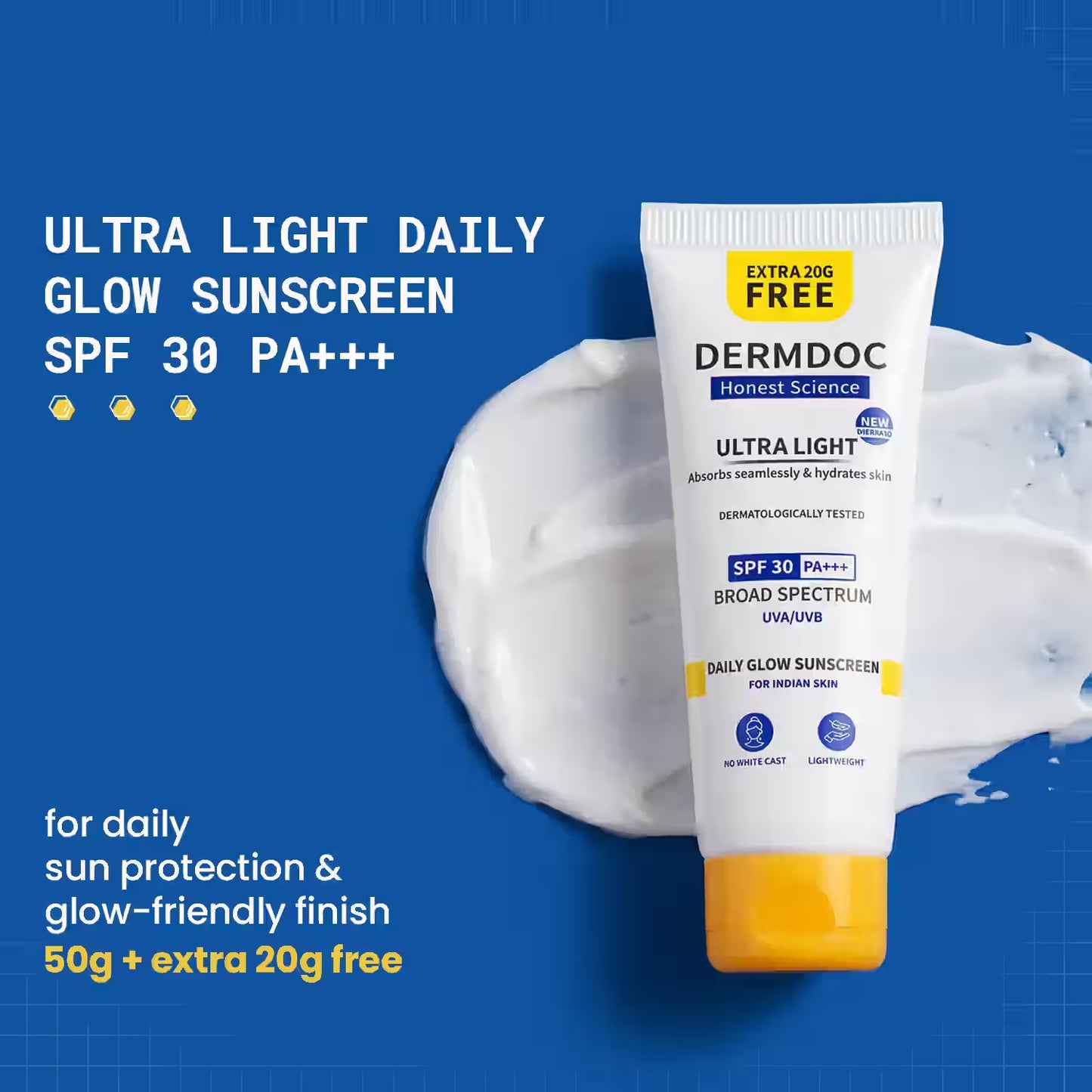 DERMDOC ULTRA LIGHT SPF30PA+++ SUNSCREEN