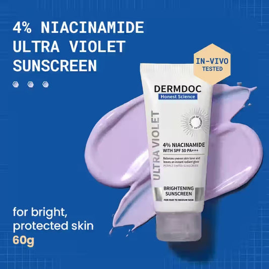 DERMDOC ULTRA VIOLET 4%Niacinamide with SPF50PA+++