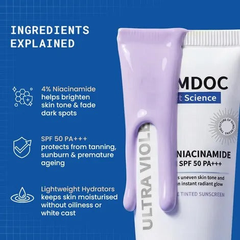 DERMDOC ULTRA VIOLET 4%Niacinamide with SPF50PA+++