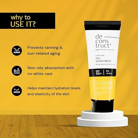 Deconstruct Lightweight SPF 55+ Gel Sunscreen 50 GRAM