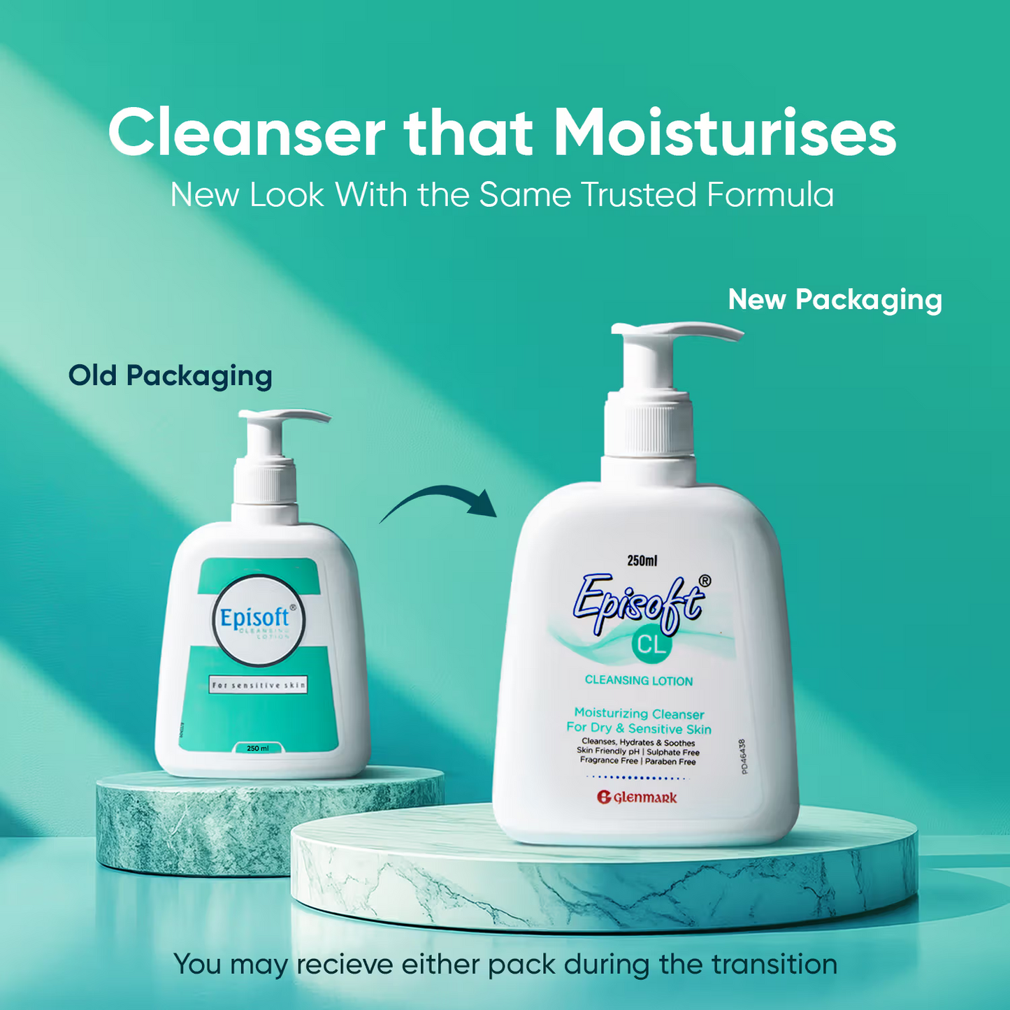 Episoft Cleansing Lotion For Sensitive & Dry Skin I Cleanser Face 250 MILLI_LITRE