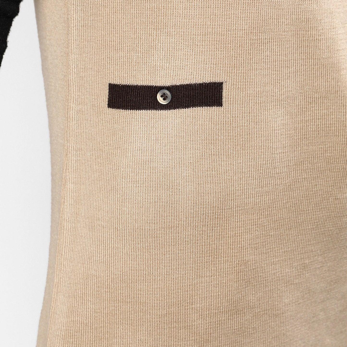 Beige Sweater Shift Dress
