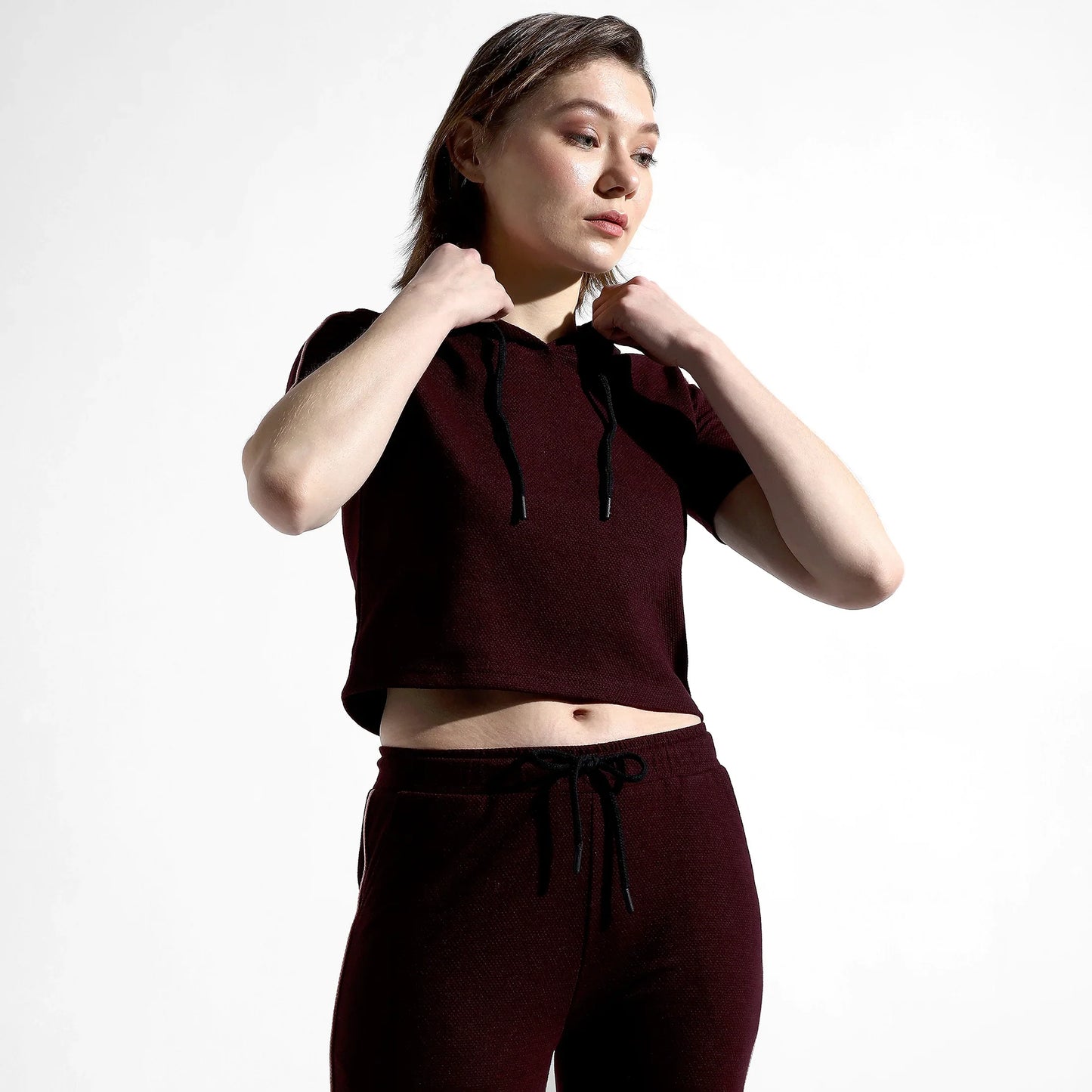 SOLID MAROON CO-ORDS SET