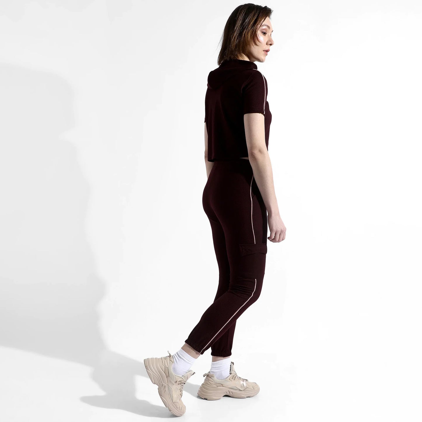SOLID MAROON CO-ORDS SET