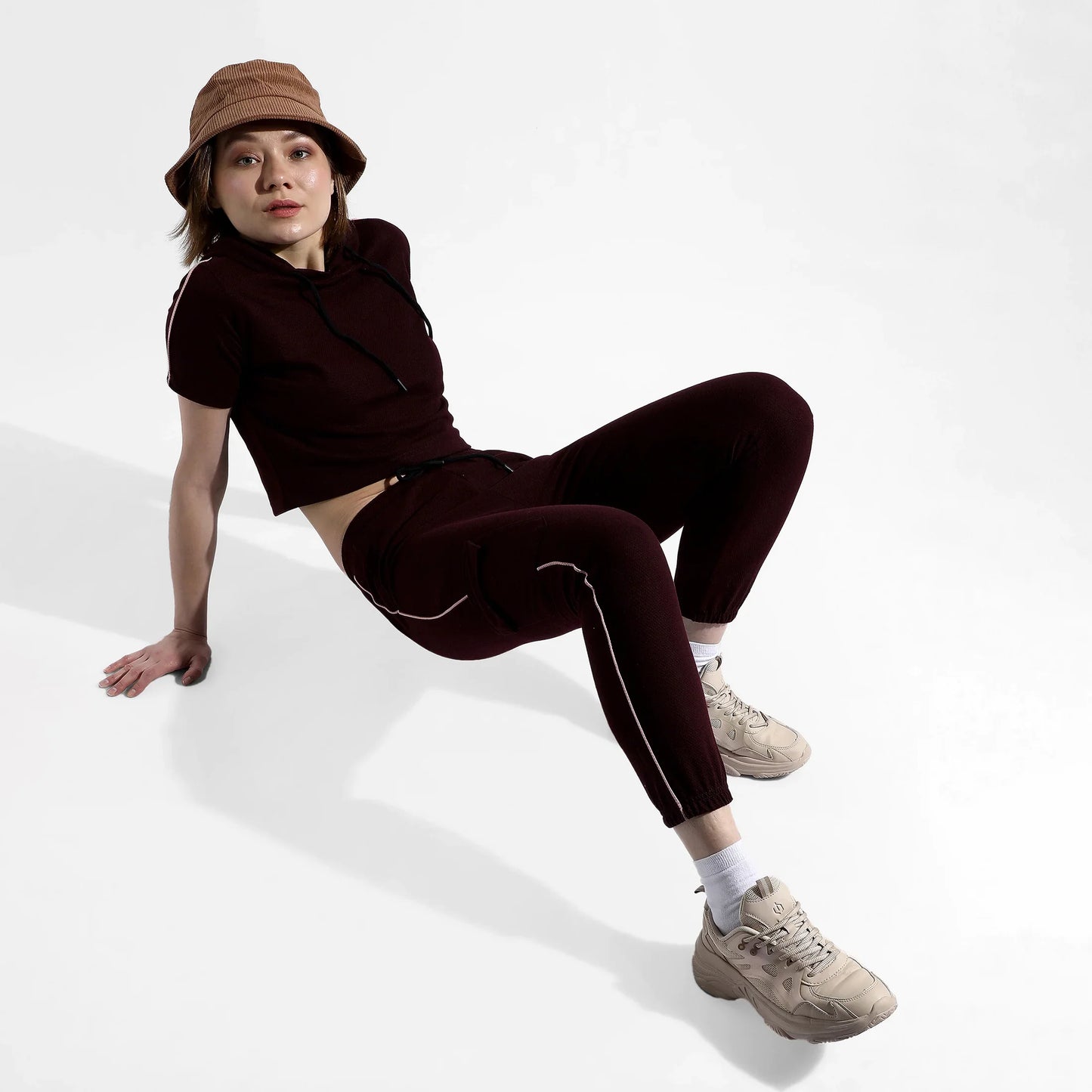 SOLID MAROON CO-ORDS SET