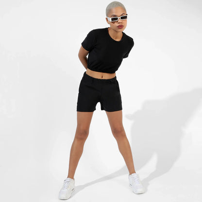 SOLID BLACK CO-ORDS SET