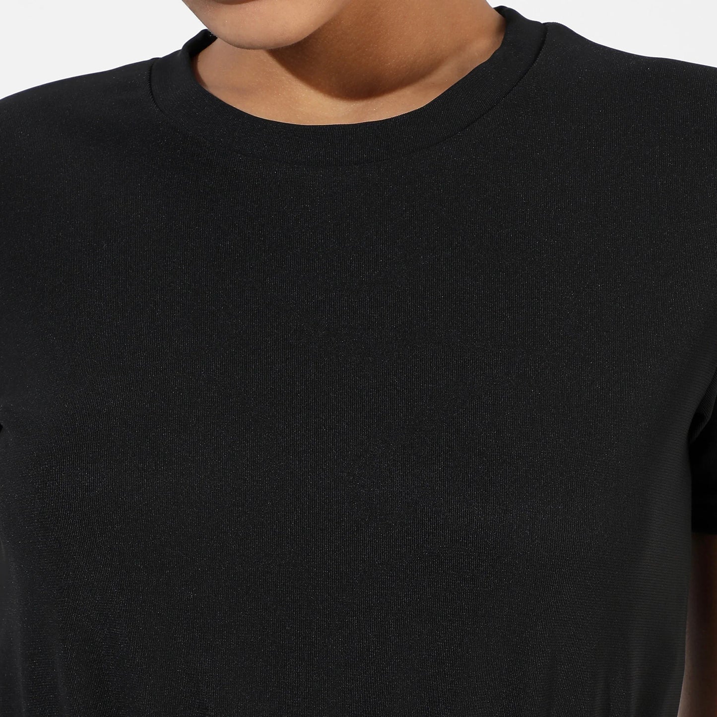 SOLID BLACK CO-ORDS SET
