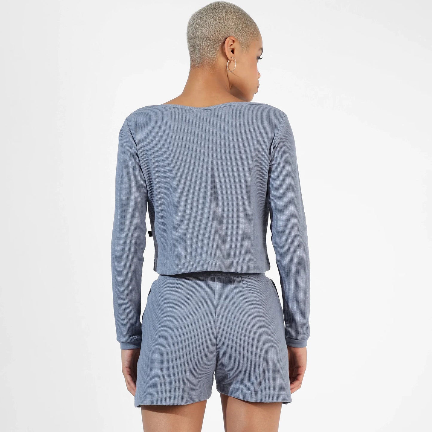 SOLID BLUE CO-ORDS SET