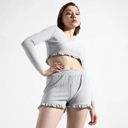 Solid Grey Co-Ord Set