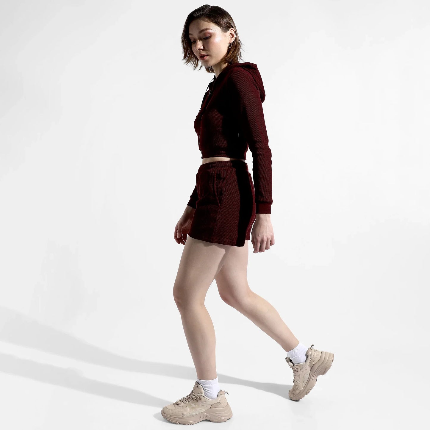 SOLID MAROON CO-ORDS SET