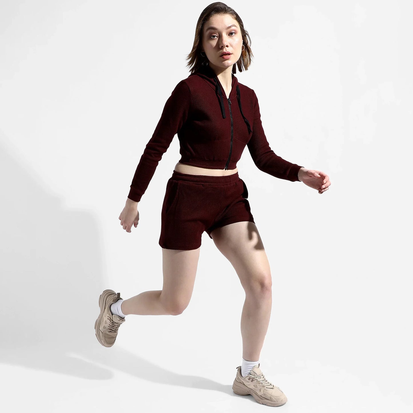 SOLID MAROON CO-ORDS SET