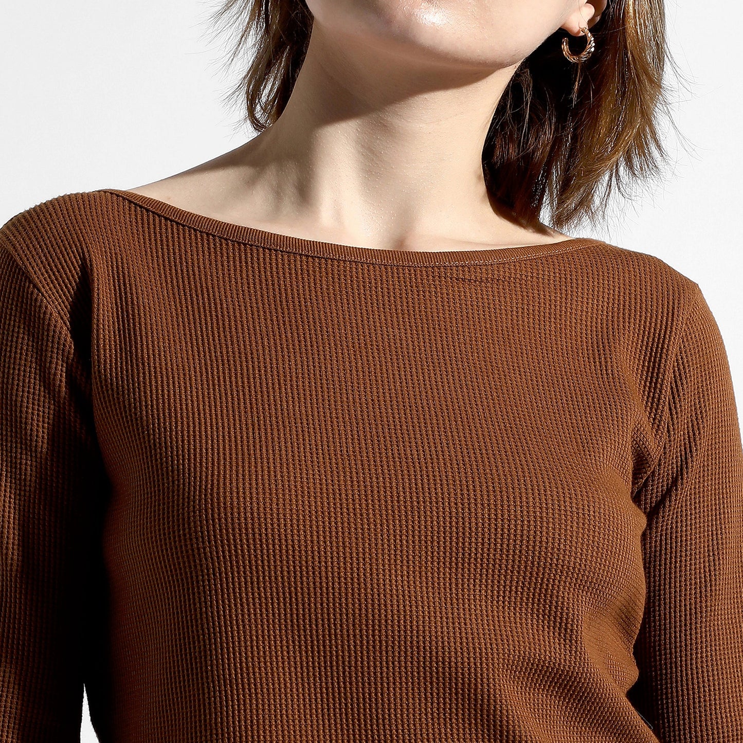 SOLID BROWN CO-ORDS SET